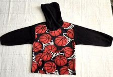 2 COZY Pullover Sweater SETS FOR BABY, NEW, Black/Red, size M, MADE in USA