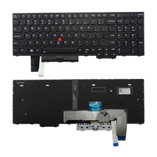 For Lenovo Thinkpad L15 Gen1/2/3 P15v T15p Backlit American Keyboard Black