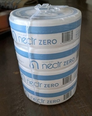 4 pk Nectr Energy Zero Pouches - No Caffeine, Sugar, Calories - Mini Fresh Mint