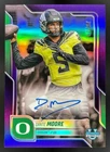 2025 Bowman Chrome University Dante Moore Prospect Auto Variation Purple /75