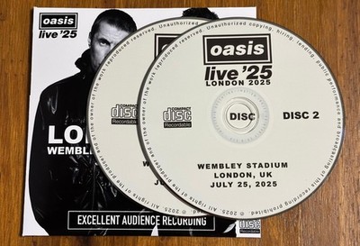 OASIS - London, UK 2025 - 2 CD | eBay