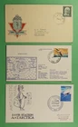 DR WHO AUSTRALIAN ANTARCTIC TERRITORY (3) FLIGHT/FDC COMBO DAVIS R75238