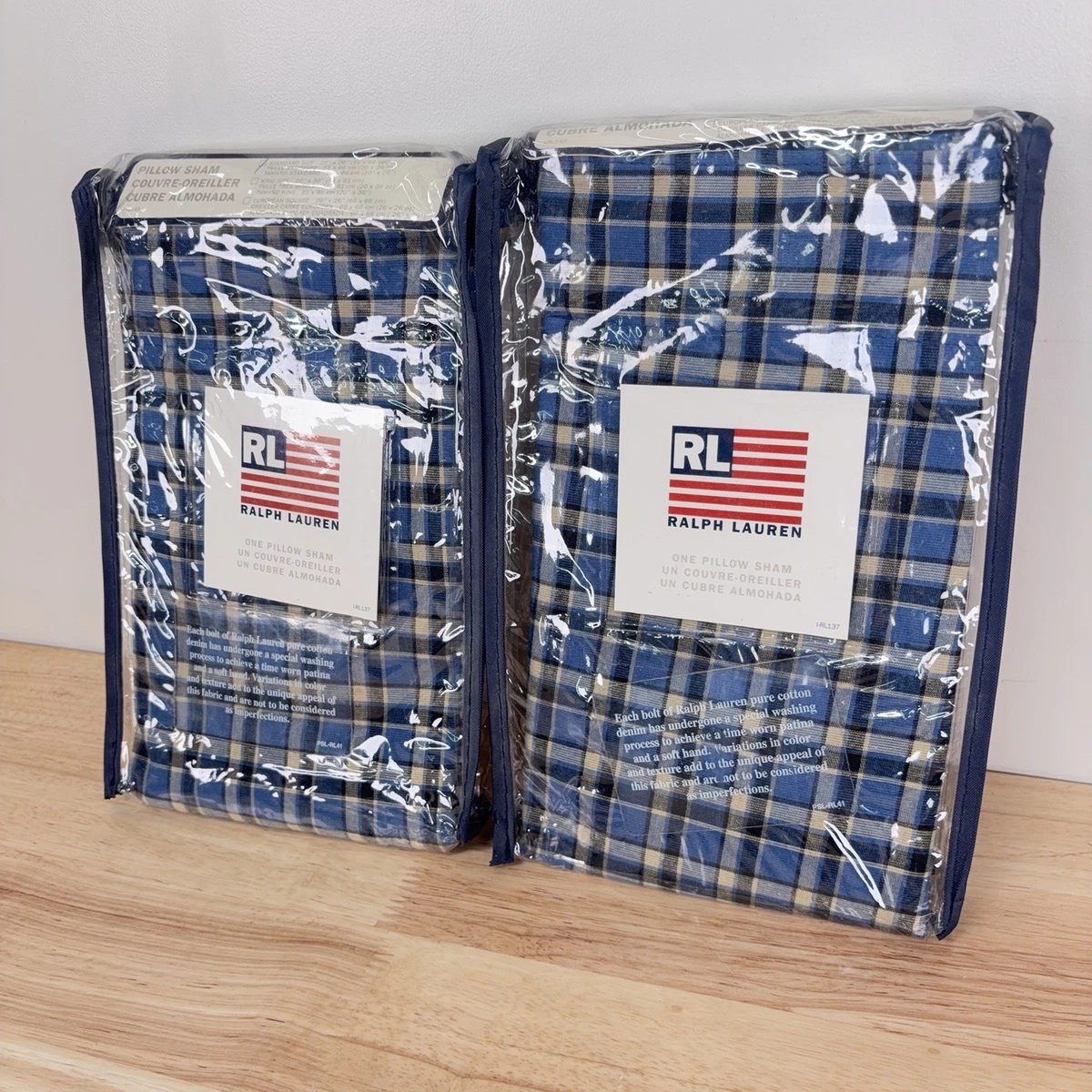 新品未使用✳︎ラルフローレン✳︎ラグジュアリータータンチェック✳︎ピローシャム Ralph Lauren Plaid Pillowcases for sale | eBay
