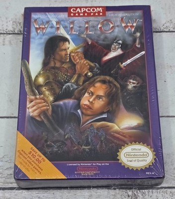 Willow (Nintendo NES, 1989) Brand New Factory Sealed Capcom Authentic H-Seam