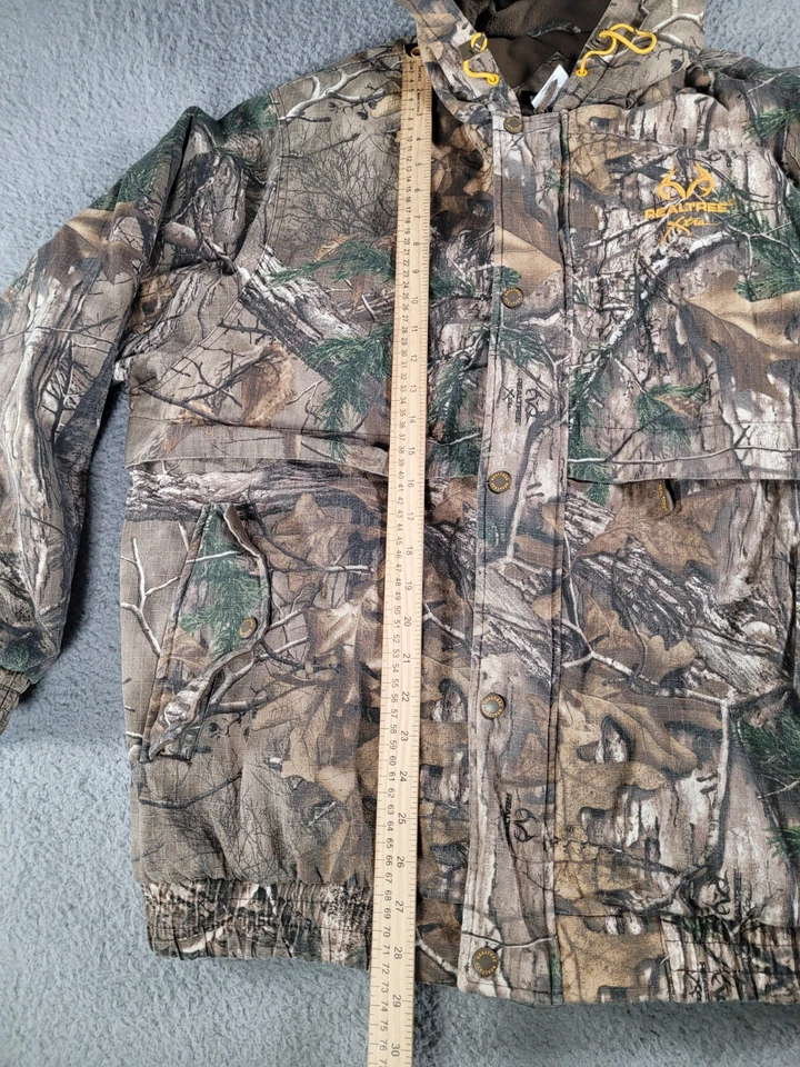 Real Tree Xtra Camo Insulated Hooded Hunting Jacket Mens Size XL 46-48 - Image 4 of 4