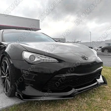For 2017-2020 Toyota 86 CS-Style JDM Painted Black Front Bumper Body Spoiler Lip