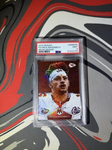 2024 Panini Mosaic Micro Mosaic Patrick Mahomes II #MM-17 Chiefs PSA 9