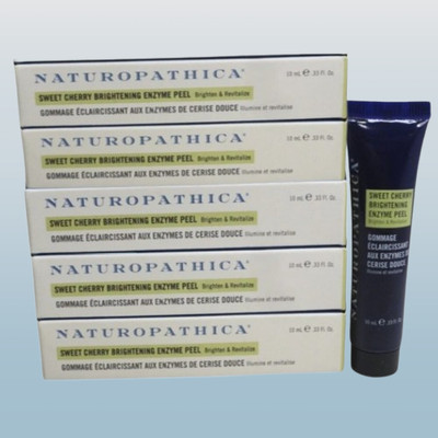 NATUROPATHICA SWEET CHERRY BRIGHTENING ENZYME PEEL 0.33 OZ BOXED LOT OF 5