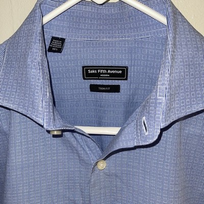 men's dress shirt 16 34/35 slim fit Modena Slim Fit Dress Shirt, 17 36/37 / White