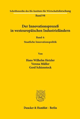 Hans Wilhelm Hetzler (u. a.) | Der Innovationsprozeß in westeuropäischen...