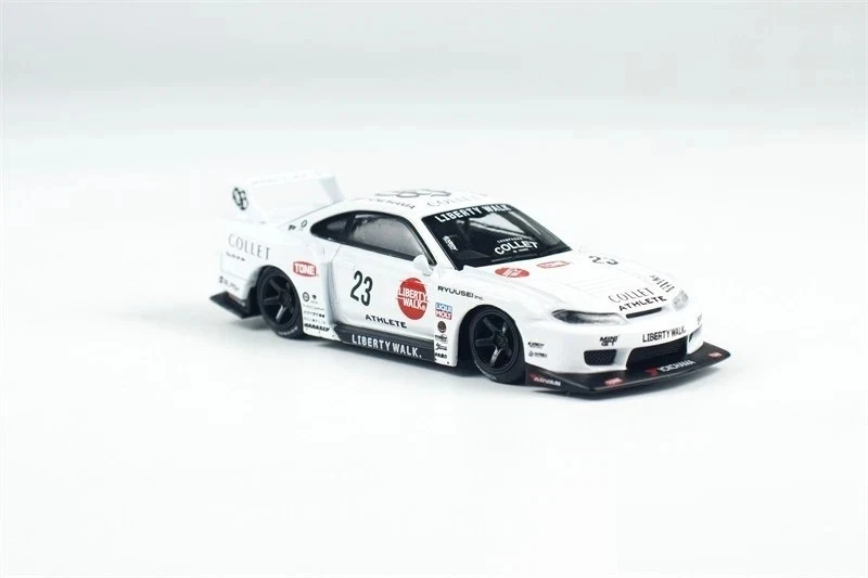 Mini GT 1:64 Nissan LB-Super Silhouette S15 SILVIA ATHLETE White MGT01054-P10 - Image 4 of 4