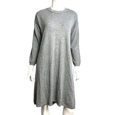 Sweatshirt Dress Kin John Lewis Dress KIN JOHN LEWIS Size 10 Gray - Main Image