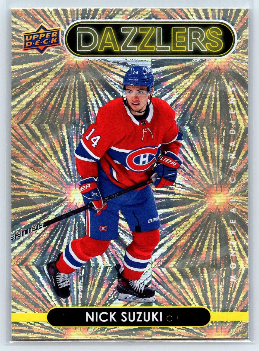 Nick Suzuki 2021-22 Upper Deck Dazzlers Orange Montreal Canadiens