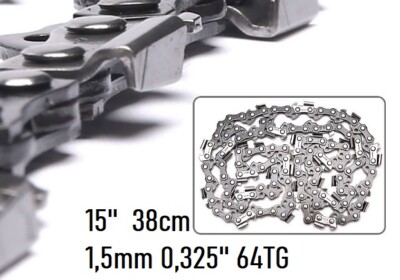 Sägenspezi Schwert-Set 38cm Für Husqvarna 543 XP - Mit 2 Vollmeißelketten