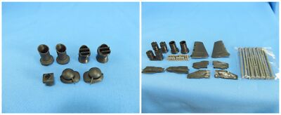 Bundle Metallic Details 1/48 Air intakes, exhaust pipes Stub wing for Ka-50