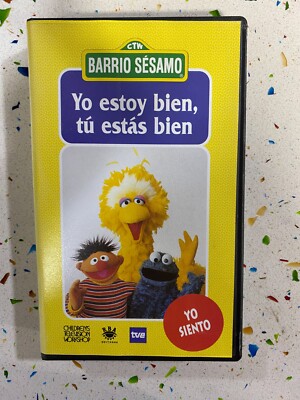 Sesamstraße VHS Cinta VHS  Barrio Sesamo Yo Estoy Bien, Tu Estas Bien  1998