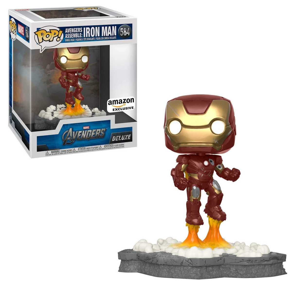 Funko Pop! Deluxe, Marvel: Avengers Assemble Series - Iron Man,   Exclusive, Figure 1 of 6