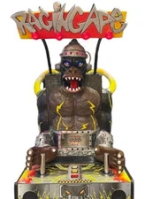 Raging Ape Arcade Game Marquee Banner W/ Support Arms