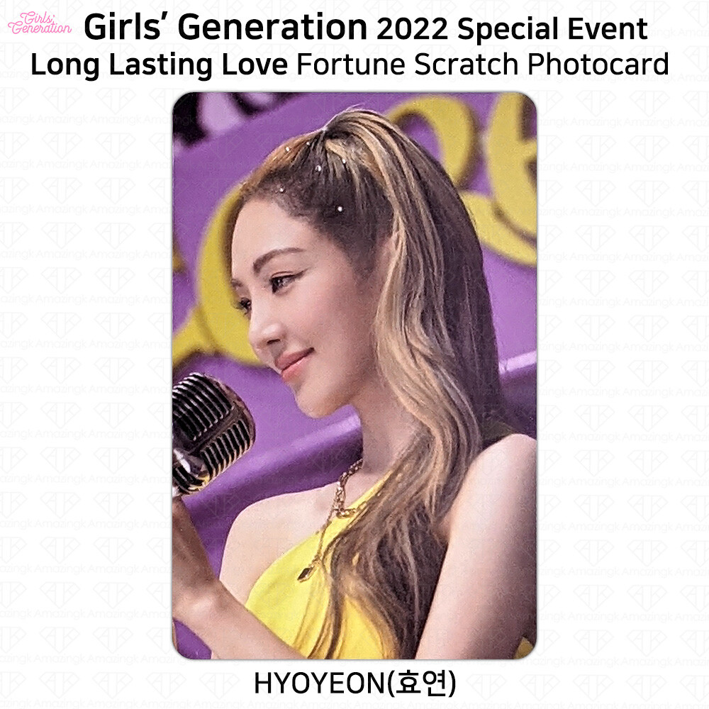 SNSD Girls' Generation 2022 Beyond Live LLL Fortune Scratch