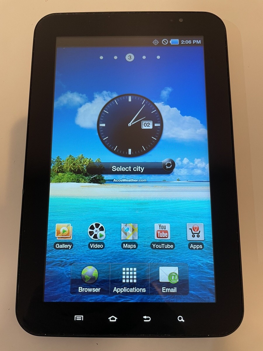Samsung Galaxy Tab SCH-I800 2GB, Wi-Fi + 3G (Verizon), 7in - Black