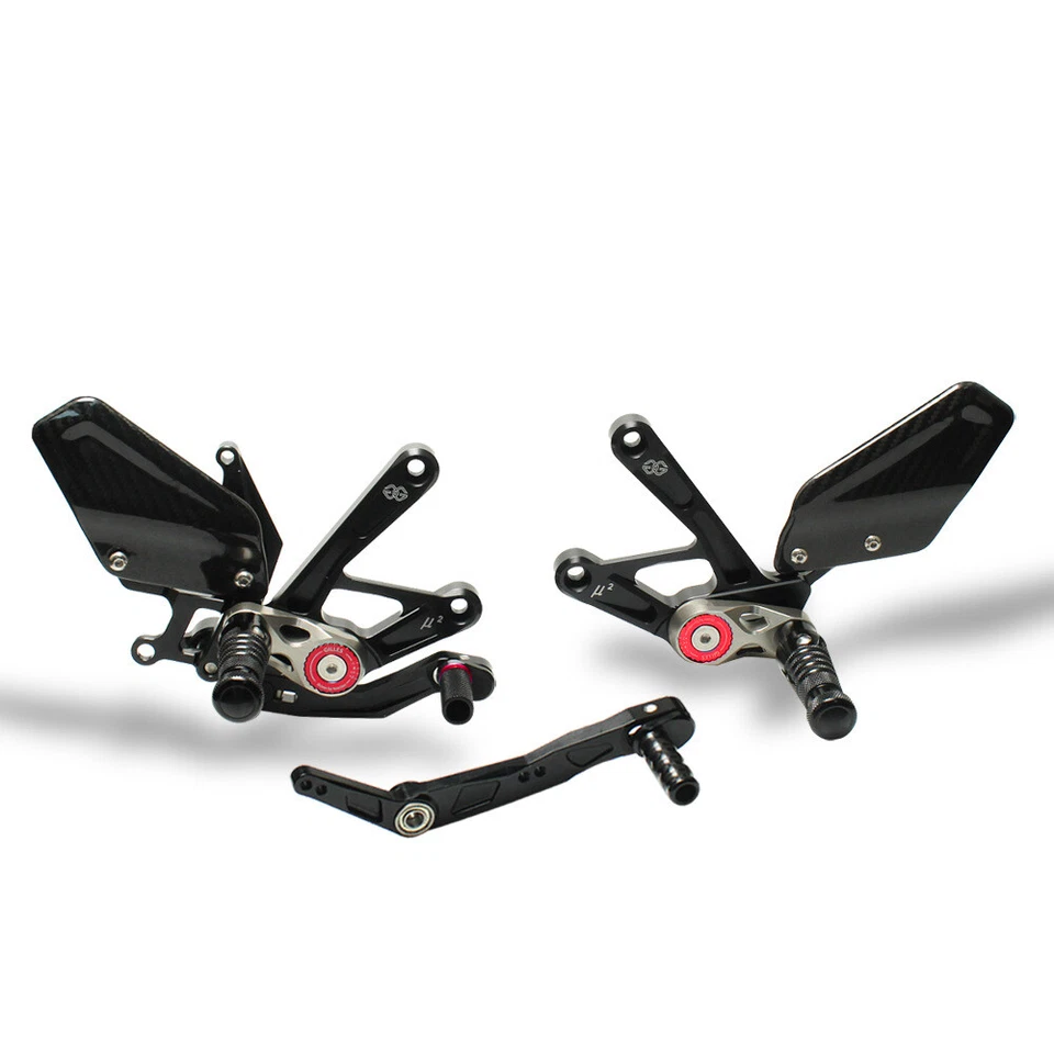 Juego de clavijas traseras para Yamaha YZF-R1M R1 R1S reposapiés soporte palanca de pedal de cambio Foto 3 de 4