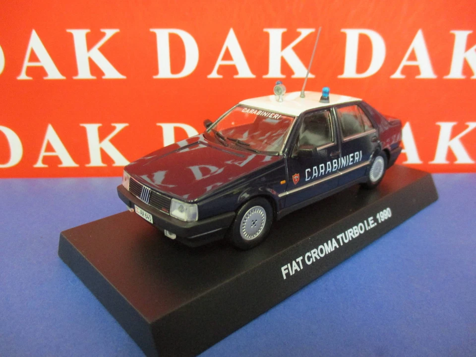 Die cast 1/43 Modellino Auto Carabinieri Fiat Croma Turbo I.E. 1990 - Immagine 2 di 3