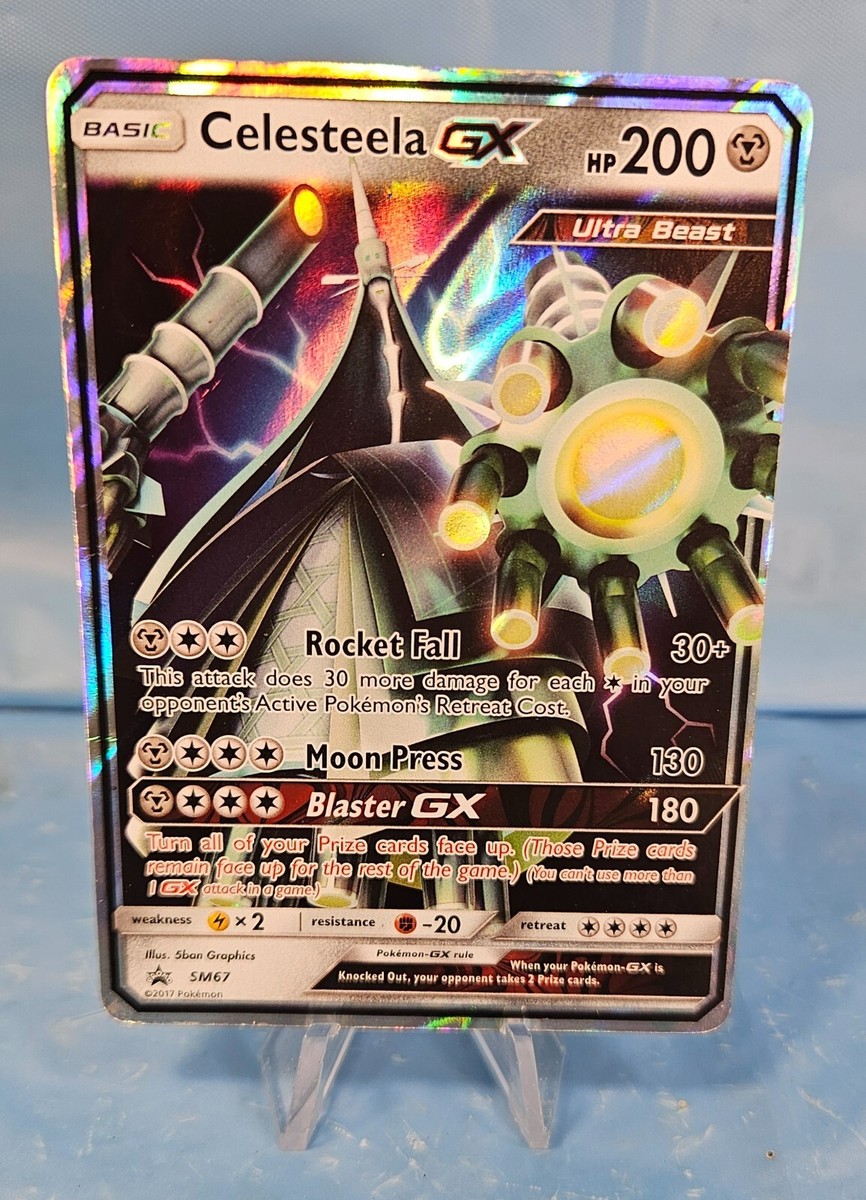 Pokémon TCG Celesteela GX Black Star Holo Foil Promo SM67 HP | eBay