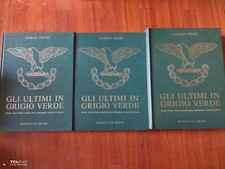 Giorgio Pisano' Gli ultimi in grigioverde grigio verde 3 volumi FPE  ottimo 1967