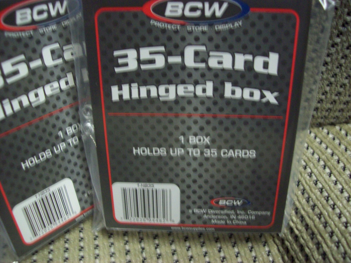BCW Magnet-Kartenhalter Für Standard-Sammelkarten – 35 Pt Stärke, 2er-Set Mit Gold-Magnet & UV-Schutz