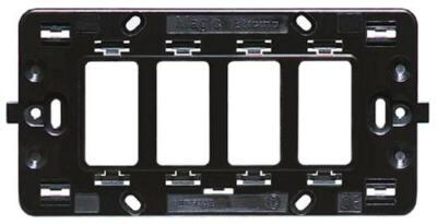Supporto BTicino Magic 504S - 4 Moduli, Per Impianti Elettrici Domestici - Foto 3