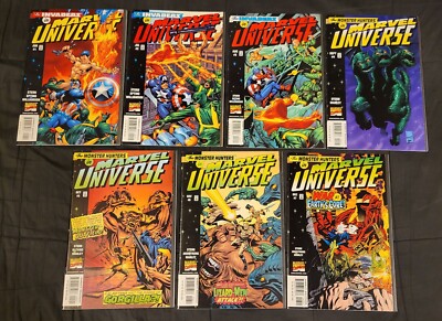 Marvel Universe 1-7 Complete Series Invaders Monster Hunters Namor  Bloodstone