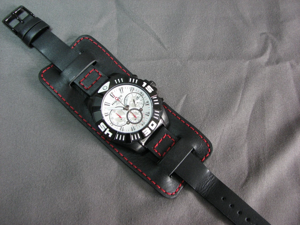 Haurex Italy 3N319UWR 45mm Black Mamba Swiss Quartz Chronograph Watch - Image 3 of 4