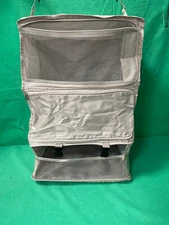 Portable Hanging Travel Shelves Bag Packing Cube Organizer Suitcase -BEIGE