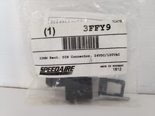 SPEEDAIRE 3FFY9 SOLENDOID COIL CONNECTOR 120V AC 24V DC NIB