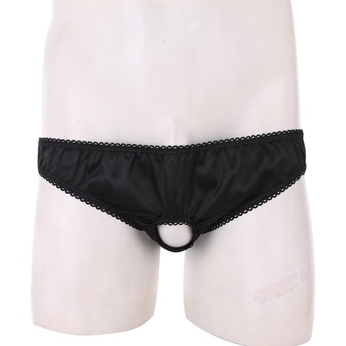 US Mens Sissy Pouch Underwear Satin Panties Thong G-string Bikini Briefs Tangas - Picture 88 of 135