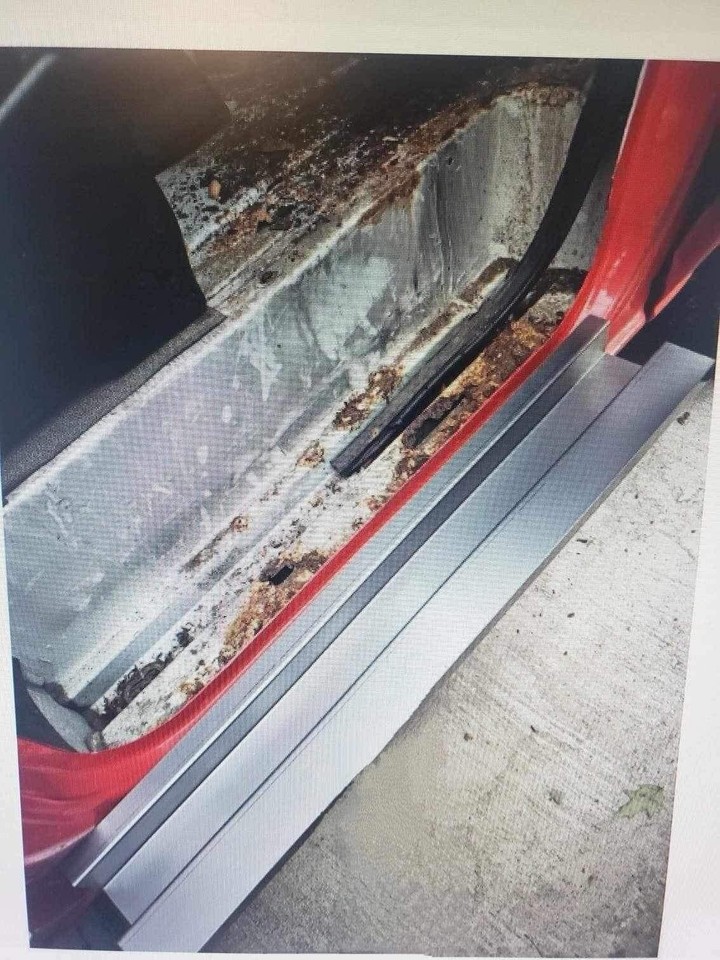 Inner Door Step Wells Fits 92-16 Ford Econoline Van Front Door New PAIR ...