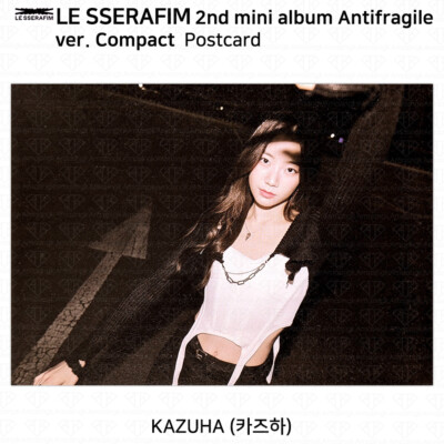Le Sserafim 2nd Mini Album Antifragile Official Photocard Postcard