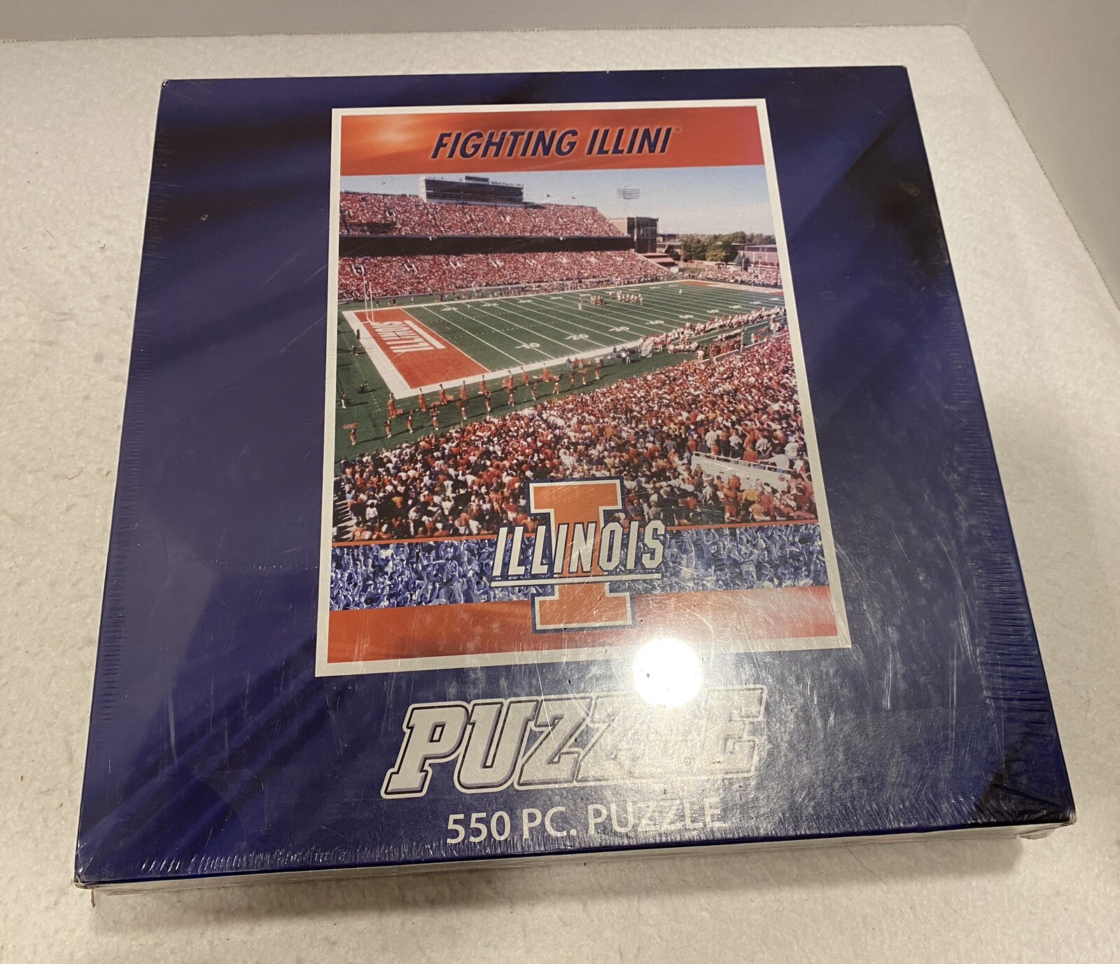 Fighting Illini 550-Piece Jigsaw Puzzle Brand New Sealed Illinois College Team