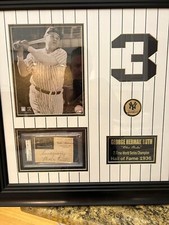 Babe Ruth Autograph PSA / DNA Certified - Greck’s Maplewood Inn - One Of A Kind!