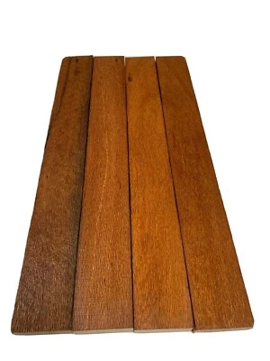 EXOTIC WOOD ZONE 4 Pcs, Leopardwood Thin Stock 3/4x 2x 16 Lumber Board Wood– Free US Shipping