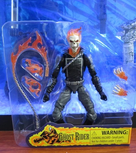 Marvel Legends 2022 RETRO GHOST RIDER FIGURE Loose 6 Inch Classic Vintage Wave