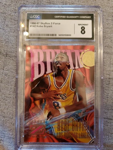 Kobe Bryant 1996-97 Skybox Z-Force #142 RC CGC 8 NM/MINT