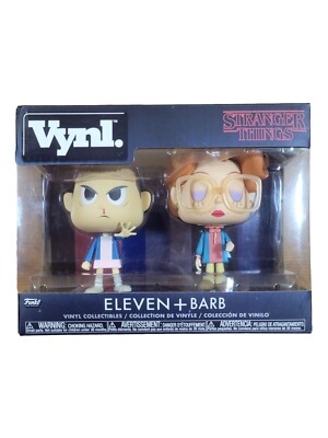 Funko Vynl 2-Pack Stranger Things ELEVEN & BARB, 2017 In Protector, New