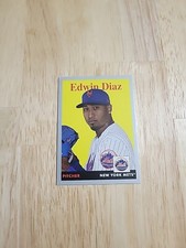 2019 Topps Archives EDWIN DIAZ 1958 Design Silver /99 #68 New York Mets SP