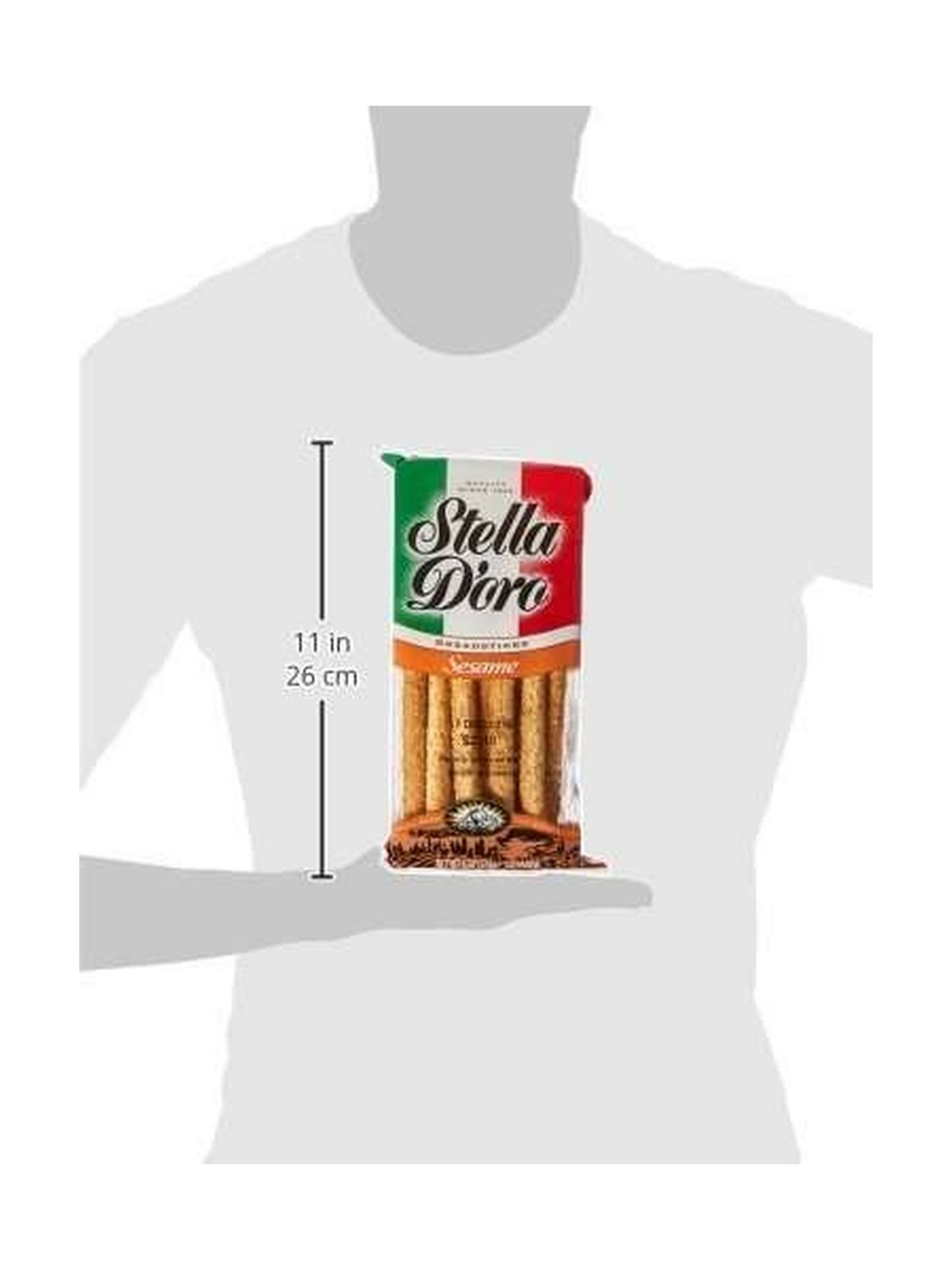 Stella D'oro Breadsticks Sesame Light & Crispy Breakfast Treats 6 Oz