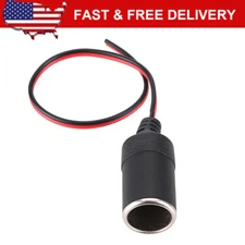 Car Cigarette Lighter Charger 12V/24V Adapter Cable Female Socket Plug Connector