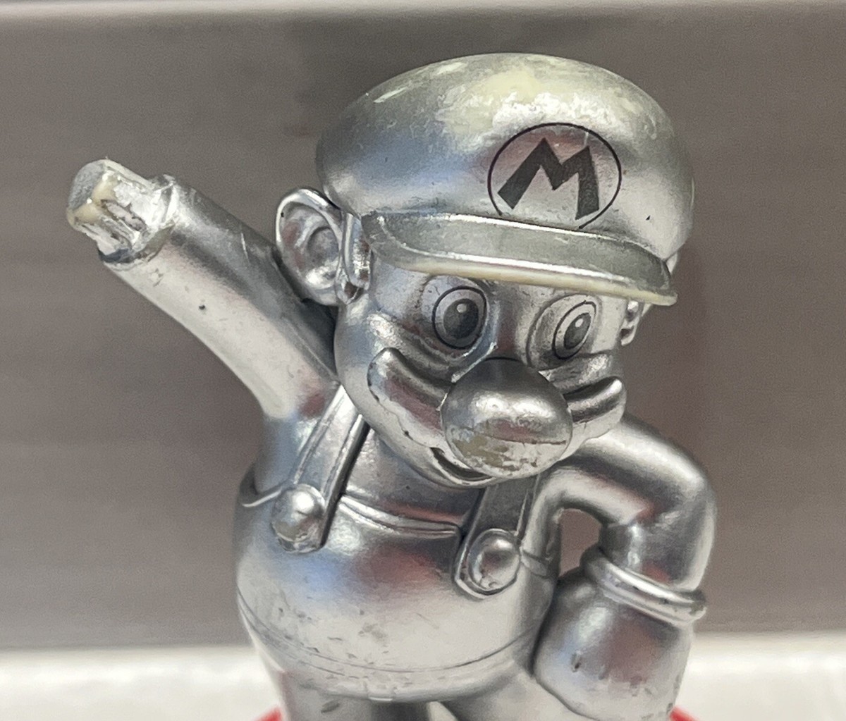 Silver Mario Amiibo Super Mario Bros. Series TESTED READ BROKEN