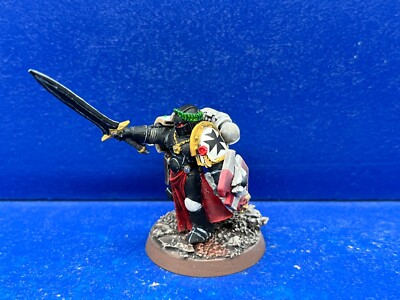 Champion des Imperators der Black Templars METALL GUT BEMALT