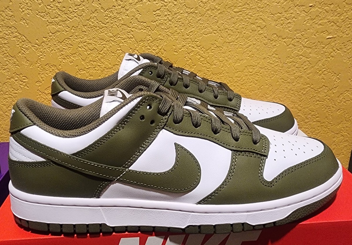 Size 11 - Nike Dunk Low Medium Olive W | eBay