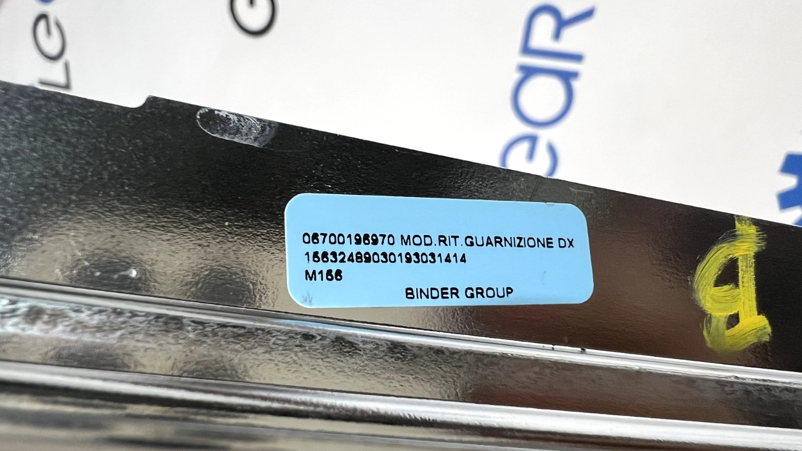 2014-2016 MASERATI QUATTROPORTE M156 OEM LEFT ROOF CHROME MOLDING 6700196970